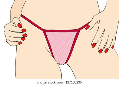 Pink panties