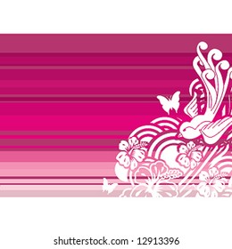 pink paradise background
