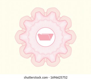 Pink Passport Money Rosette Folder Icon Stock Vector (Royalty Free ...