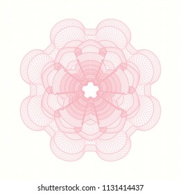 Pink passport money rossete