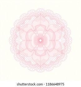 Pink passport money rossete