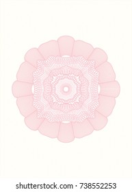 Pink passport money rossete