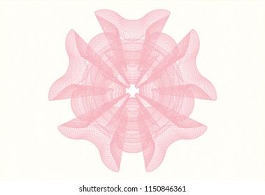 Pink passport money style rossete