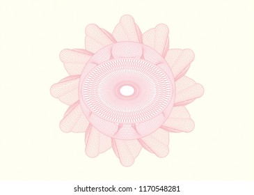 Pink passport money style rossete