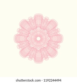 Pink passport money style rossete
