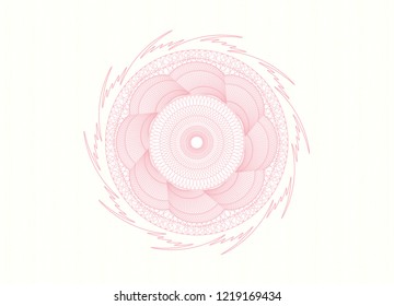 Pink passport money style rossete