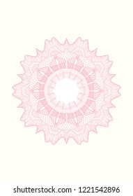 Pink passport money style rossete