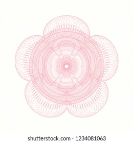 Pink passport money style rossete