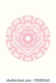 Pink passport money style rossete