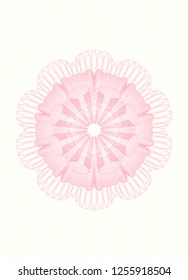 Pink passport rosette