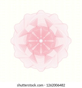 Pink passport rosette