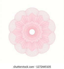 Pink passport rosette