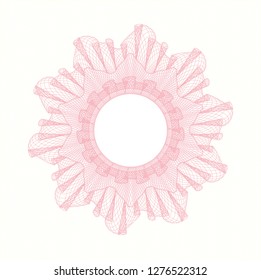 Pink passport rosette