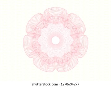 Pink passport rosette