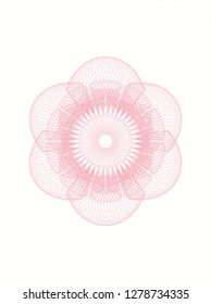 Pink passport rosette
