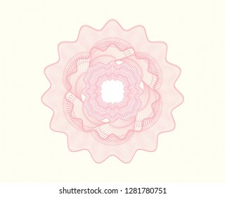 Pink passport rosette