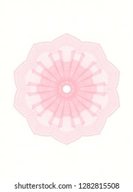 Pink passport rosette