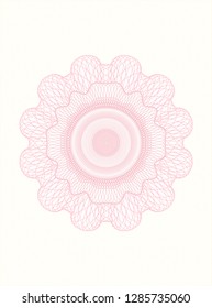Pink passport rosette