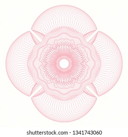 Pink passport rosette