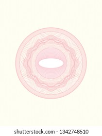 Pink passport rosette