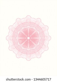 Pink passport rosette