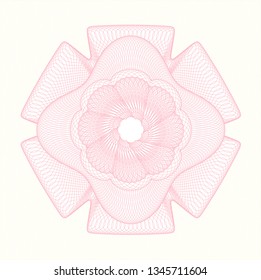 Pink passport rosette
