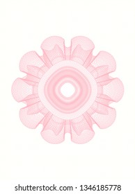 Pink passport rosette