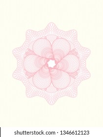 Pink passport rosette