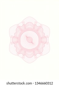 Pink passport rosette