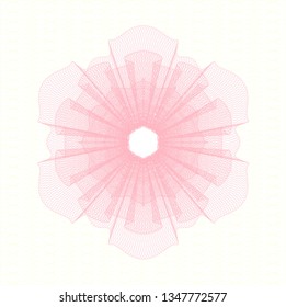 Pink passport rosette