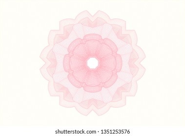 Pink passport rosette