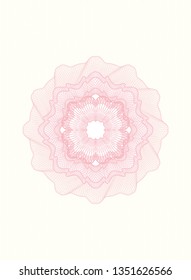 Pink passport rosette