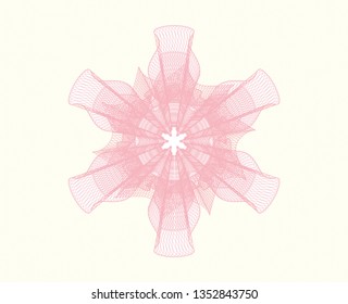 Pink passport rosette