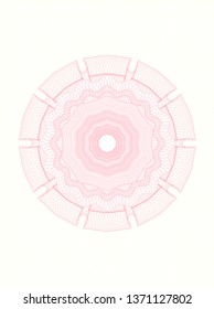 Pink passport rosette