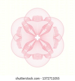 Pink passport rosette