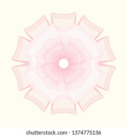 Pink passport rosette