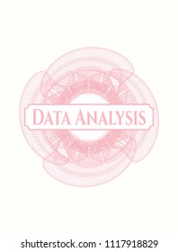 Pink passport rossete with text Data Analysis inside