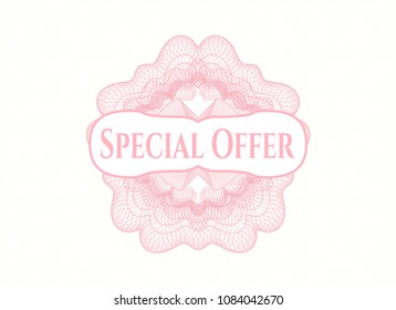  Pink Passport Rossete With Text Special Offer Inside