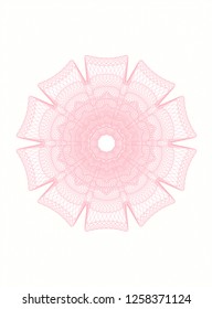 Pink passport style rosette