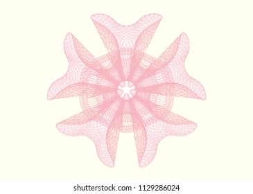 Pink passport style rossete