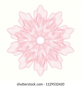 Pink passport style rossete