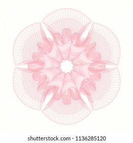 Pink passport style rossete