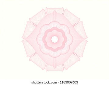 Pink passport style rossete