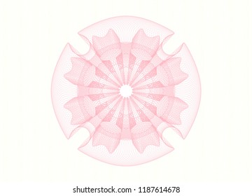 Pink passport style rossete