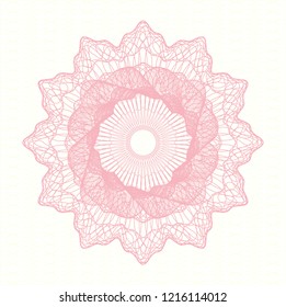 Pink passport style rossete