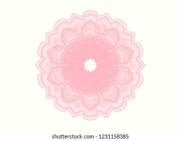 Pink passport style rossete