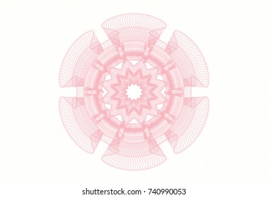 Pink passport style rossete