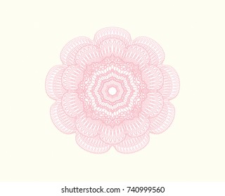 Pink passport style rossete