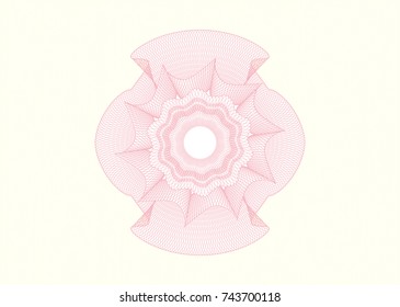 Pink passport style rossete