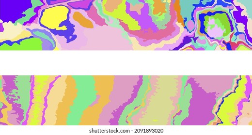 Pink Pastel Color Textile Art Background. Acid Green Fashion Detailed Grunge Light Vector. Psychedelic Multicolor Details Modern Rainbow Unique Illustration. Red Blue Yellow Soft Original Design.